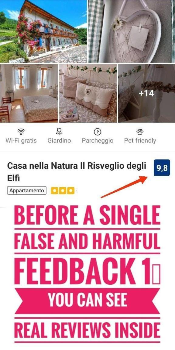Casa Nella Natura Il Risveglio Degli Elfi Pedavena Exterior photo